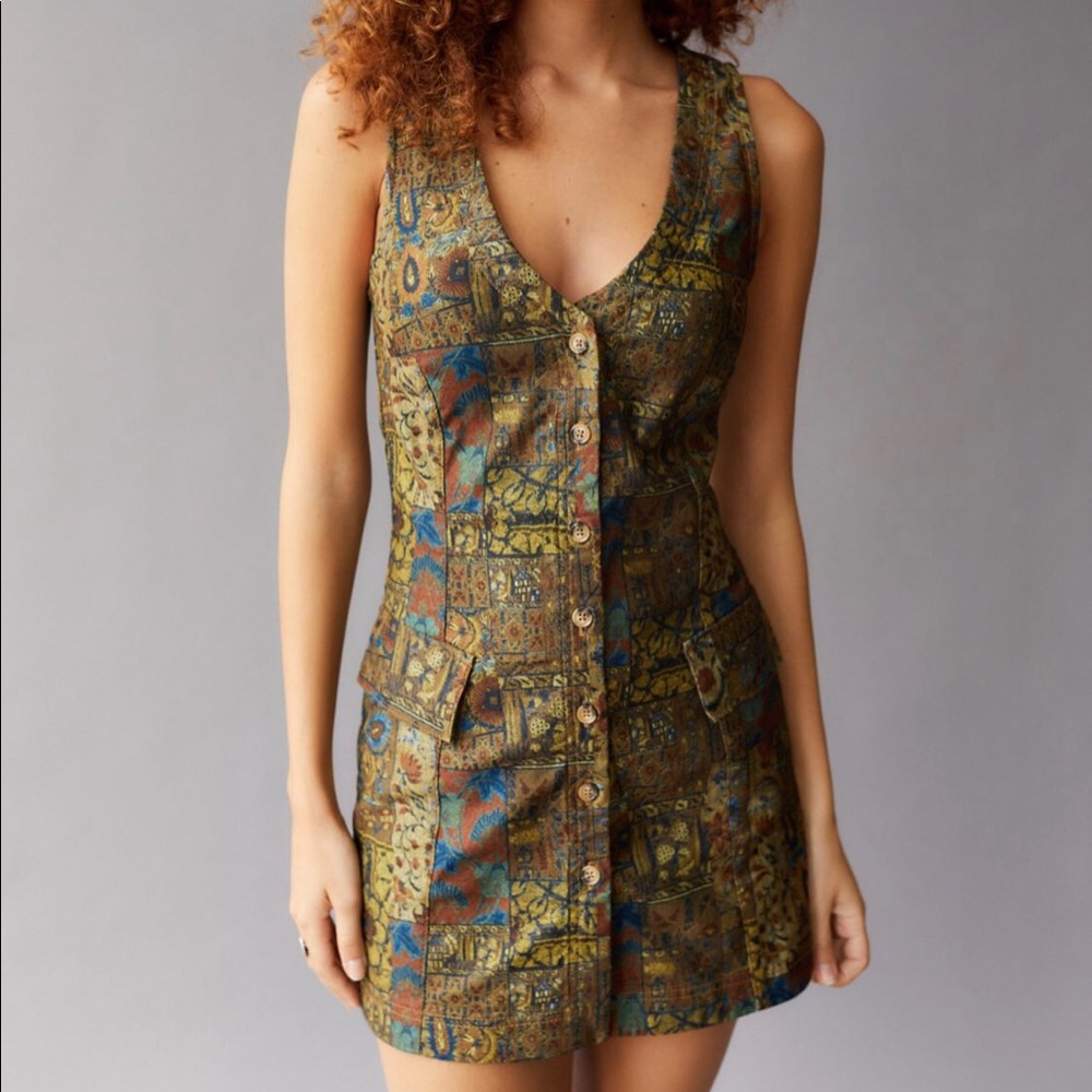 UO Mini Tapestry Dress